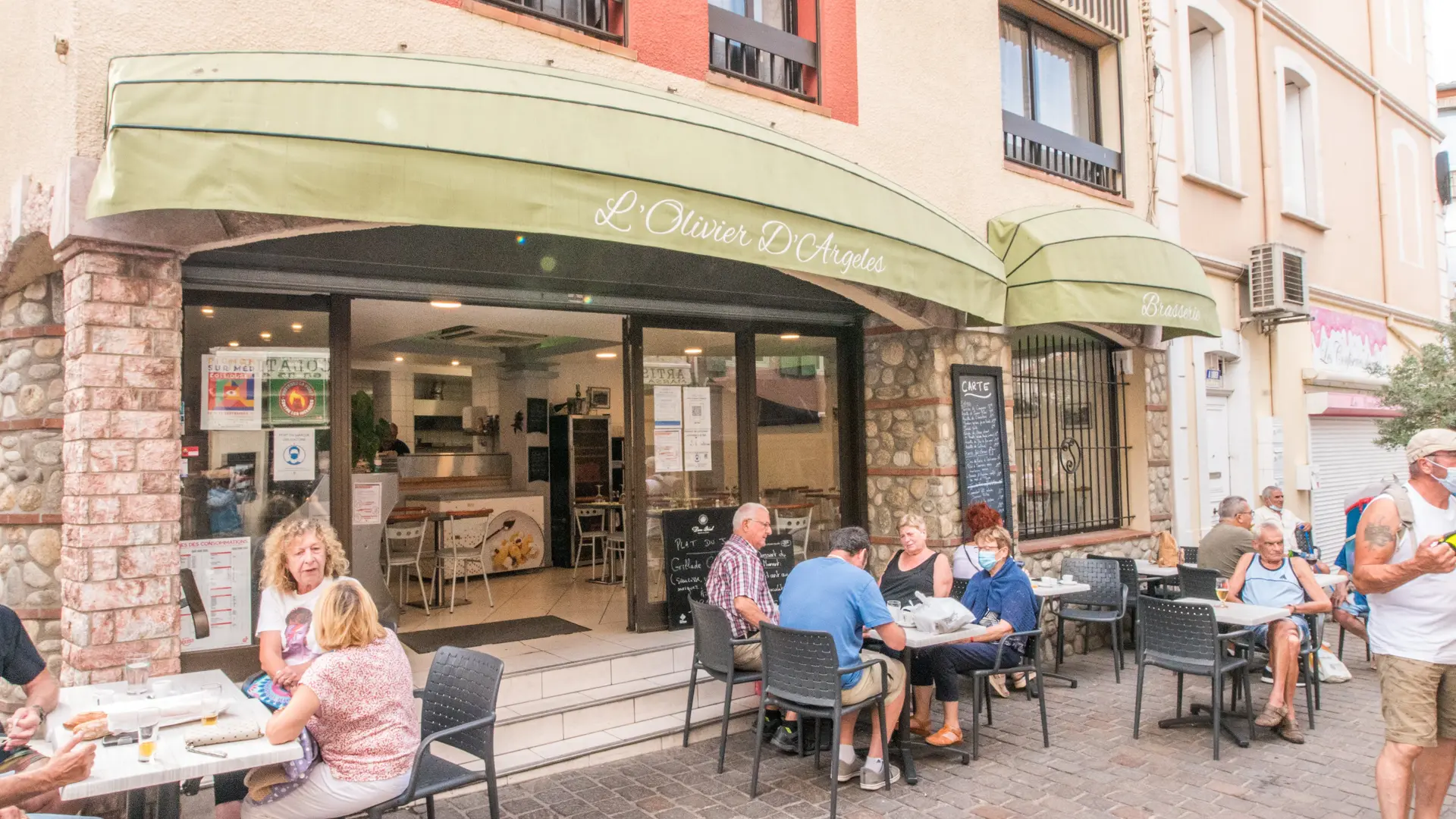 FRANCE - ARGELES SUR MER - RESTAURANT  -L'OLIVIER D'ARGELES (1)