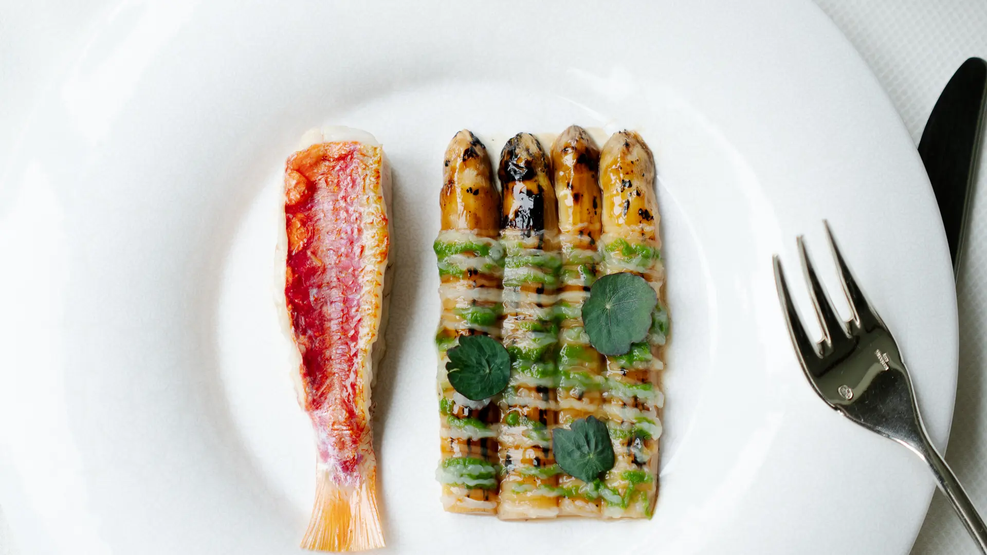 Plat restaurant gastronomique Alcôve