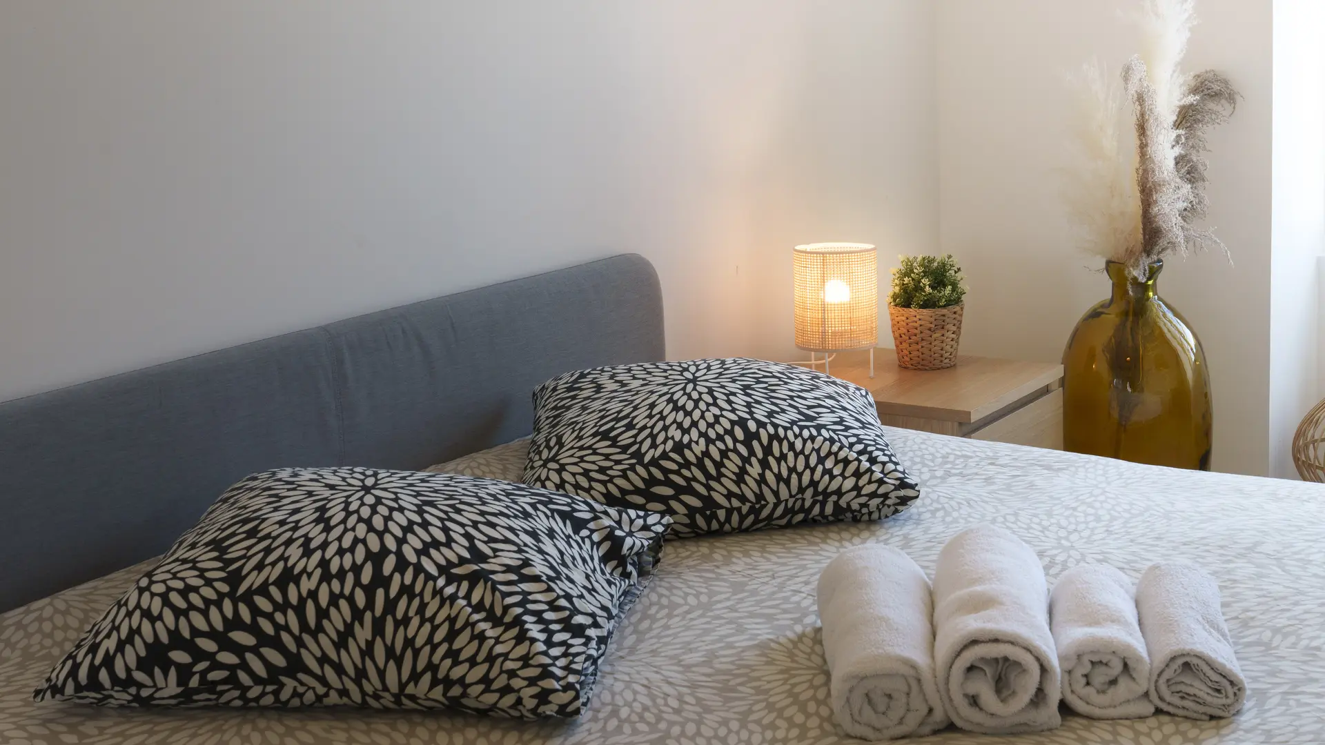 Serviettes fraiche et douce à votre arrivée