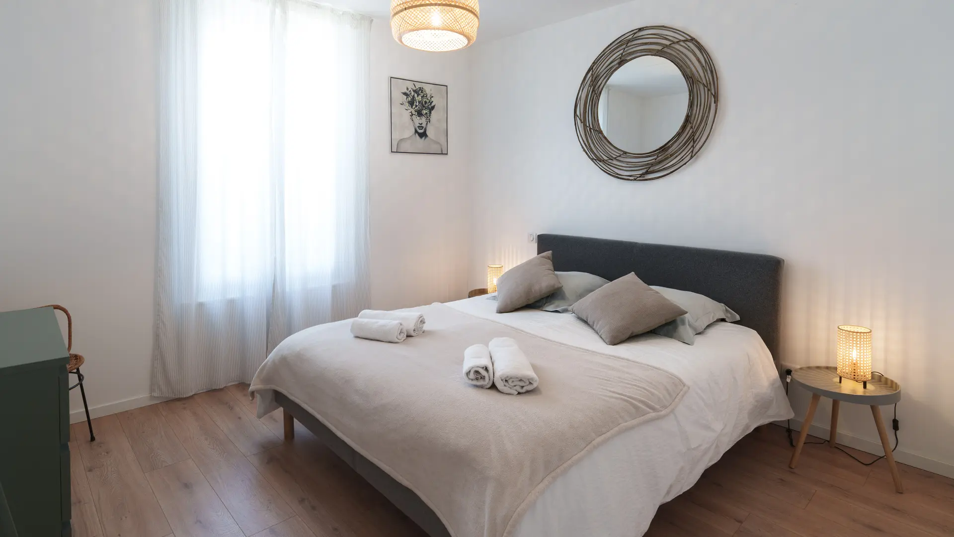 Chambre - lit double queen size