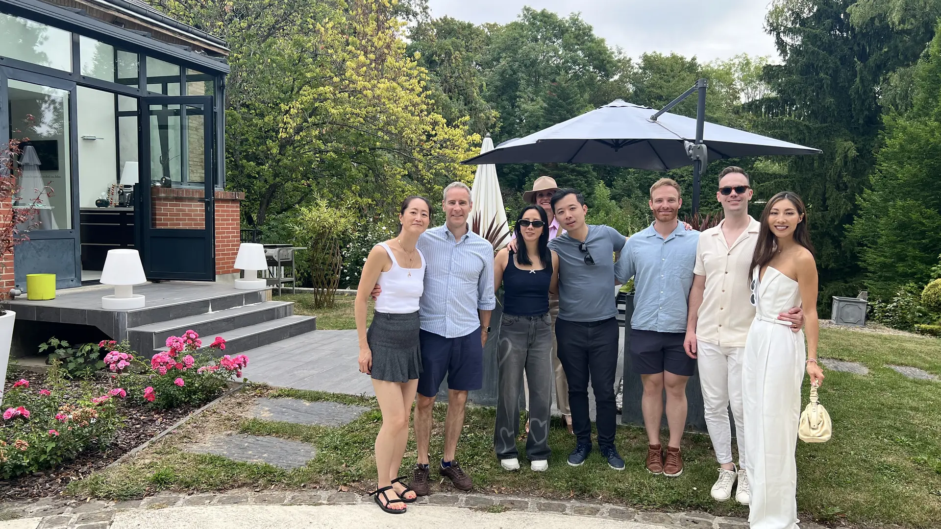 Groupe de touriste chez un vigneron