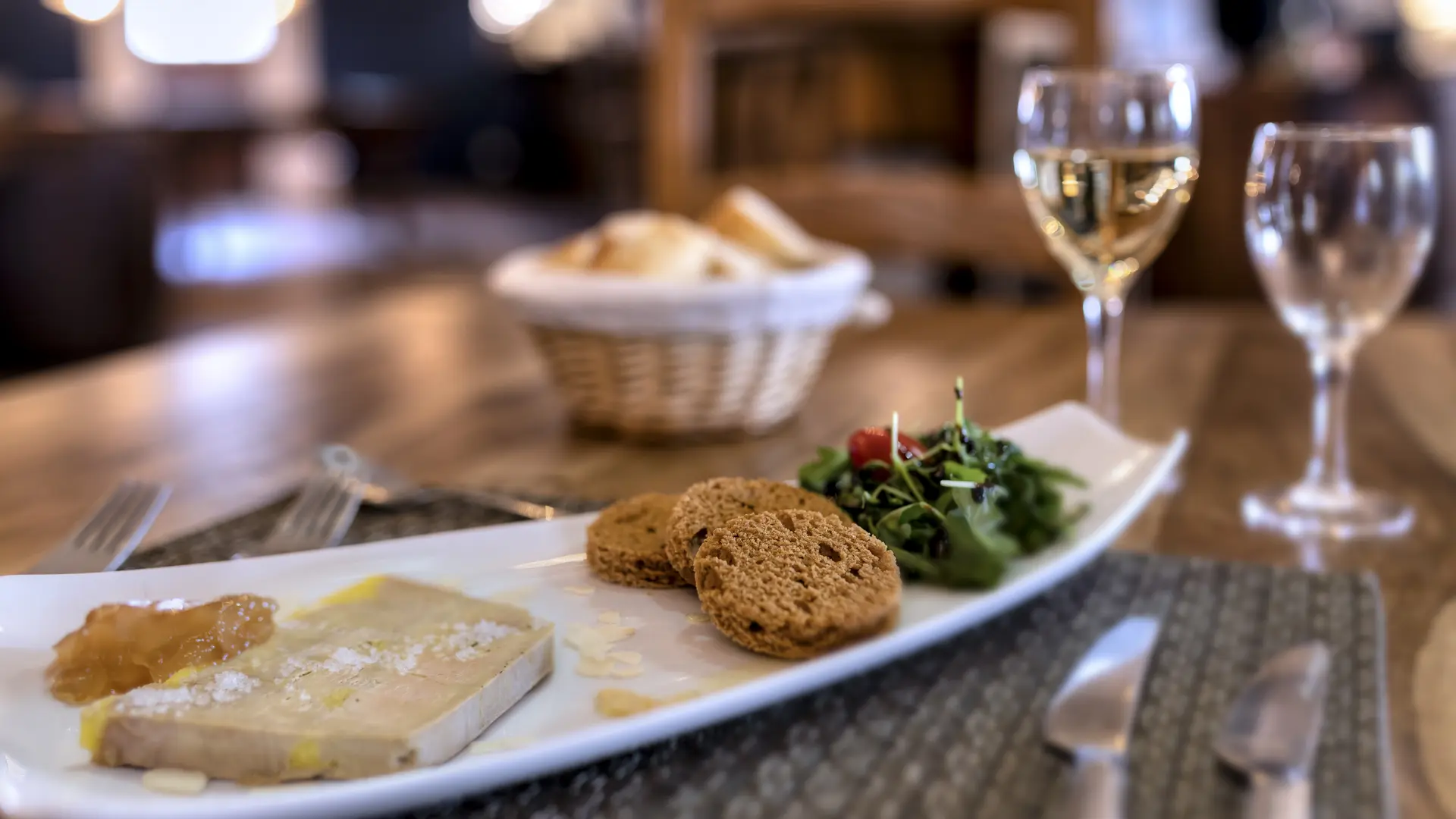 Les Lavandières - Foie gras maison - La Grange