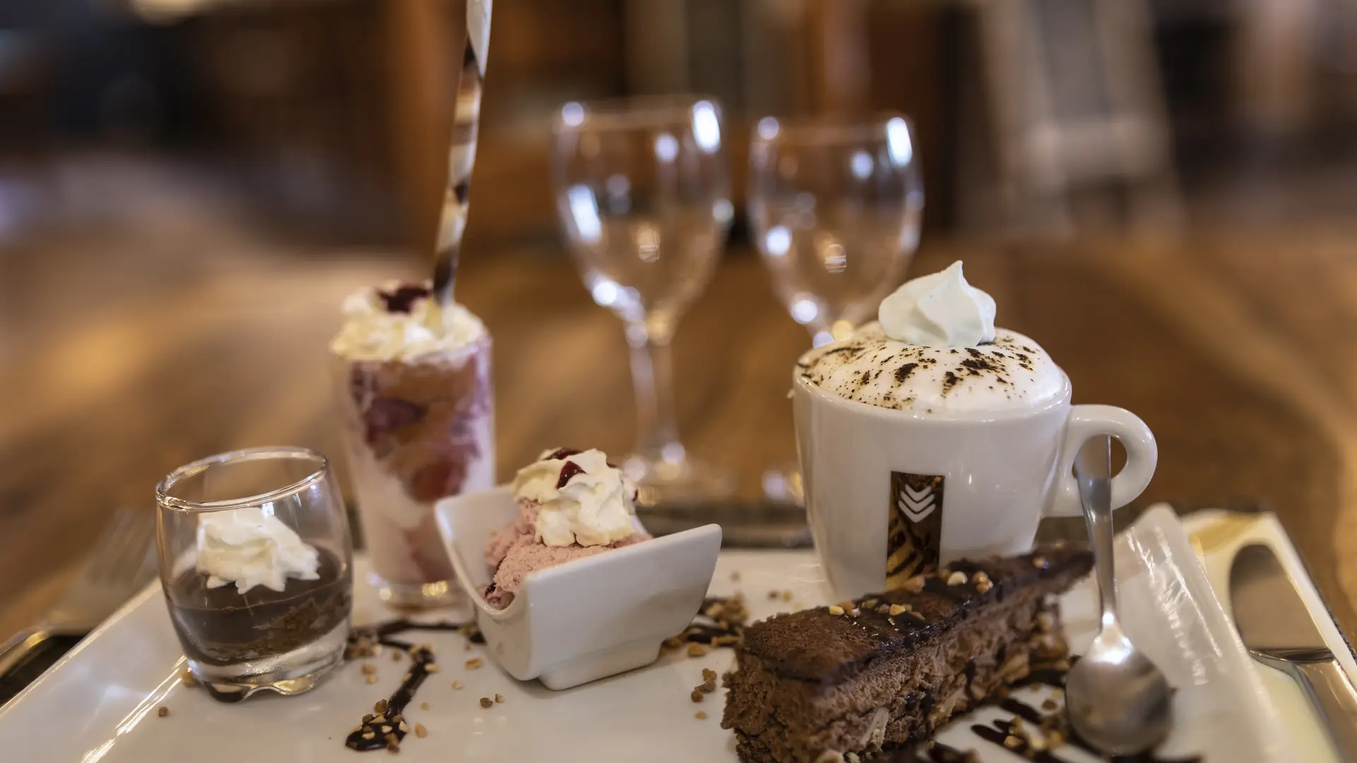 Les Lavandières - dessert fait maison - La Grange