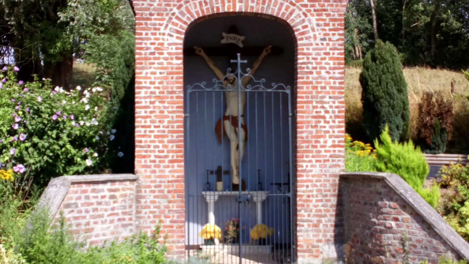 balade du menhir - Calvaire de Verchain Maugré