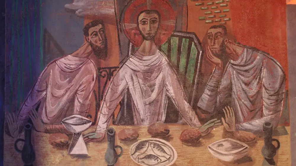 Peintures de l'église fortifiée de Jeantes < Thiérache < Aisne < Picardie