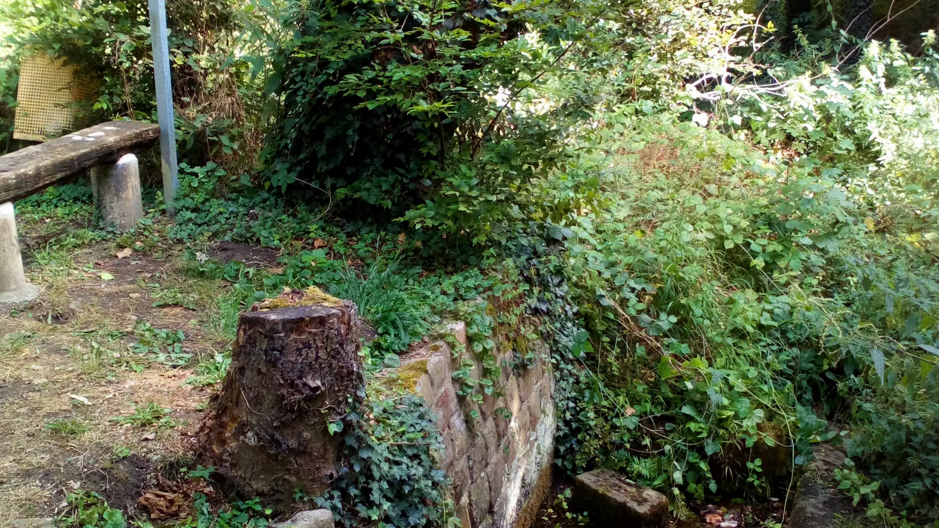 balade du menhir - Fontaine des Lainiers