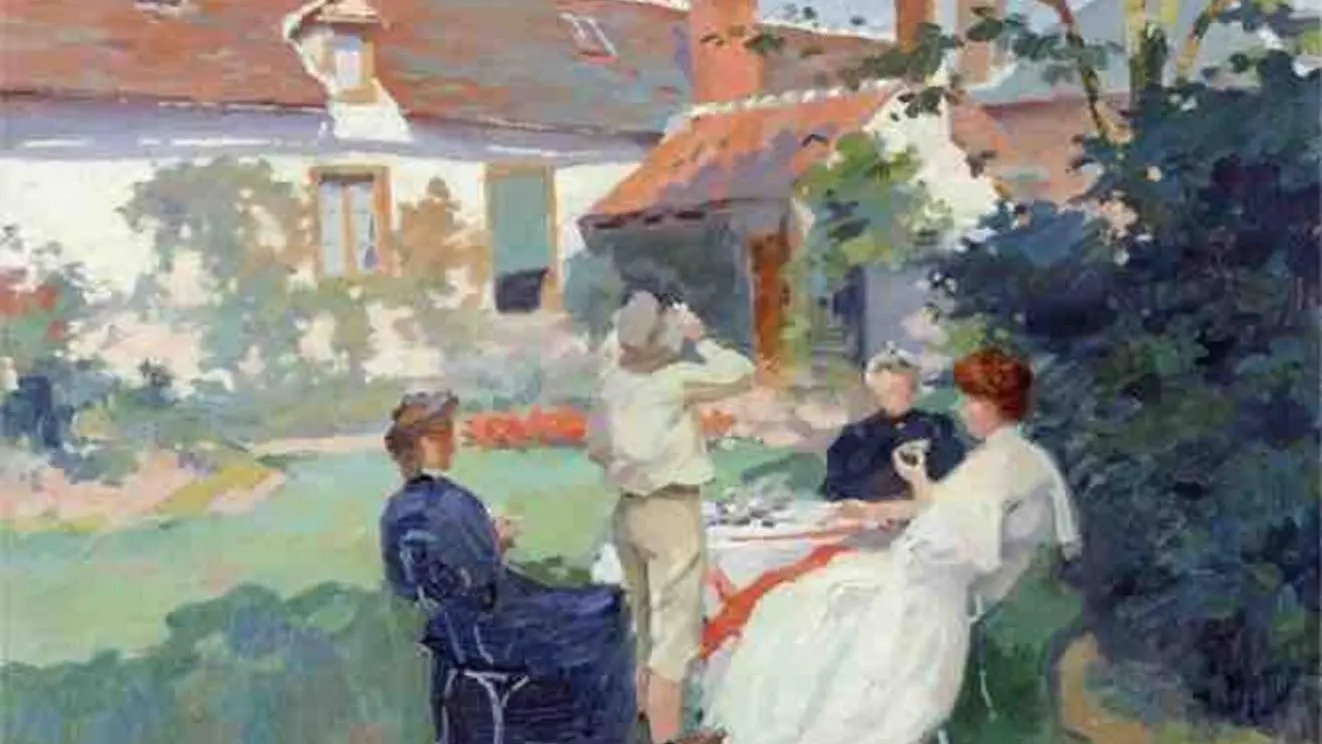 ROMENY SUR MARNE Atelier du peintre Jules Ernest Renoux