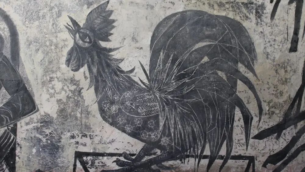 Peintures de l'église fortifiée de Jeantes < Thiérache < Aisne < Picardie