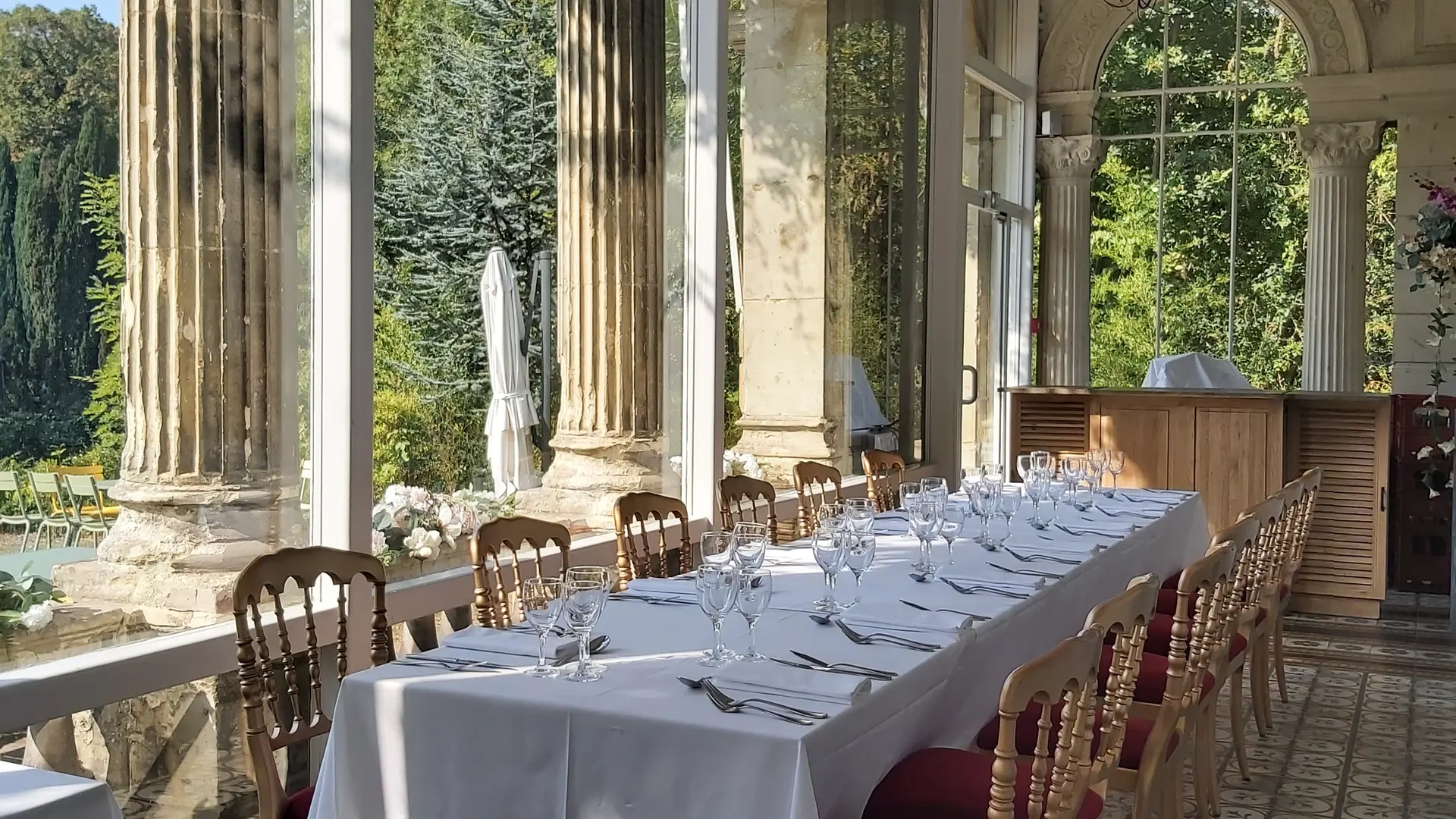 Table véranda