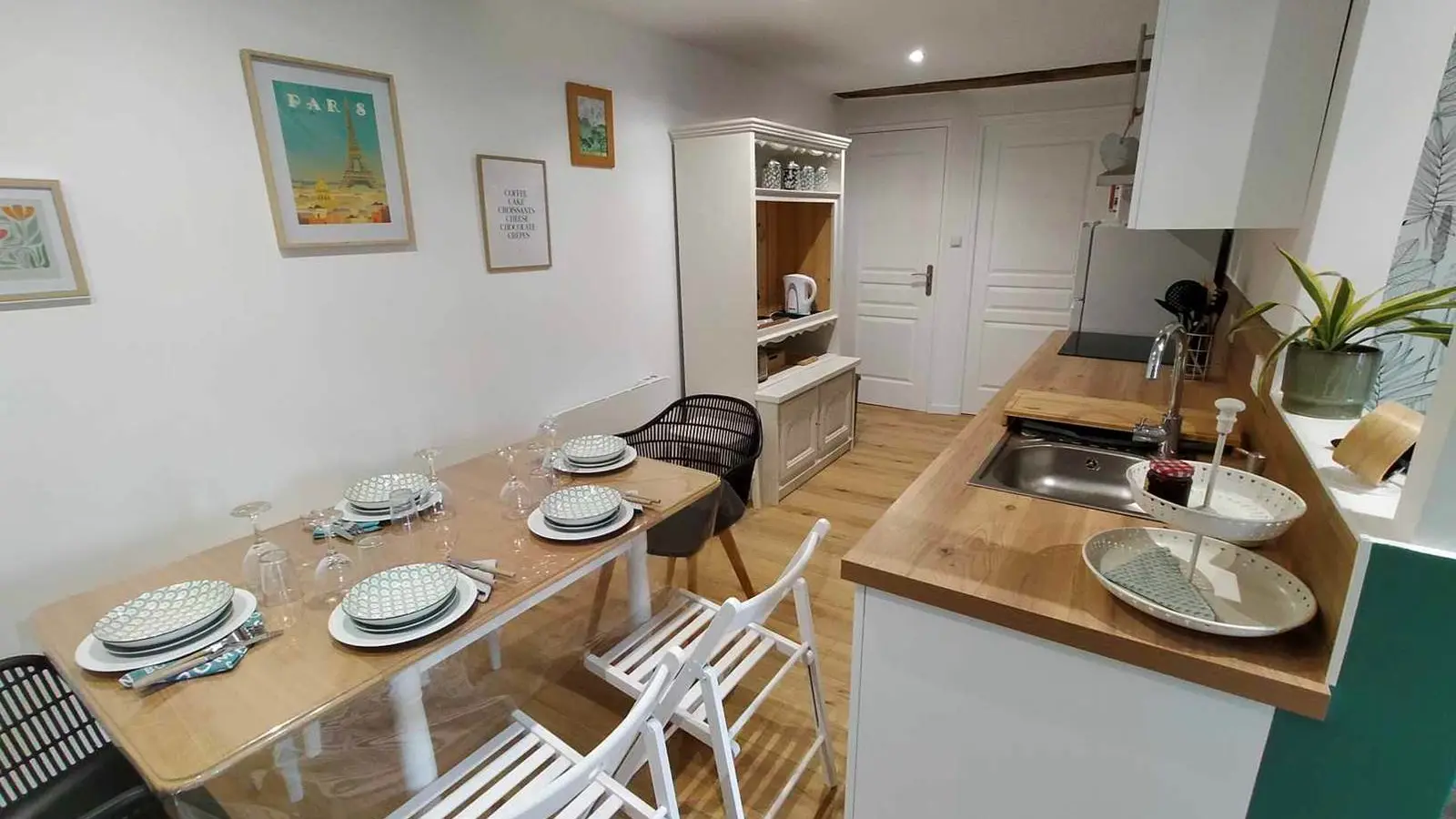 Appartement ardoise séjour