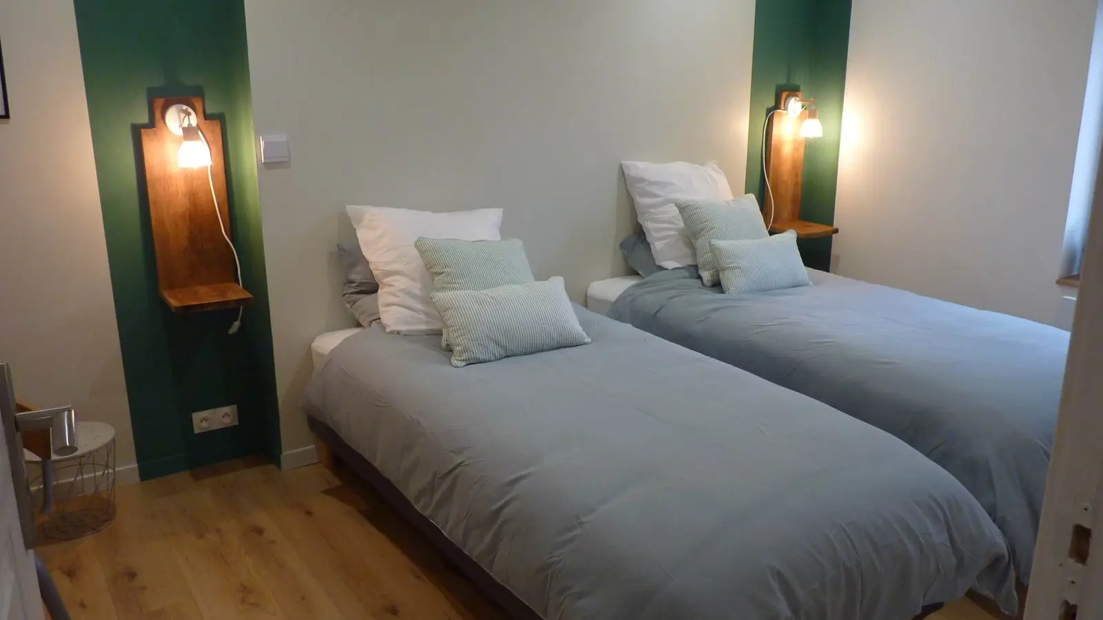 Appartement ardoise chambre twin
