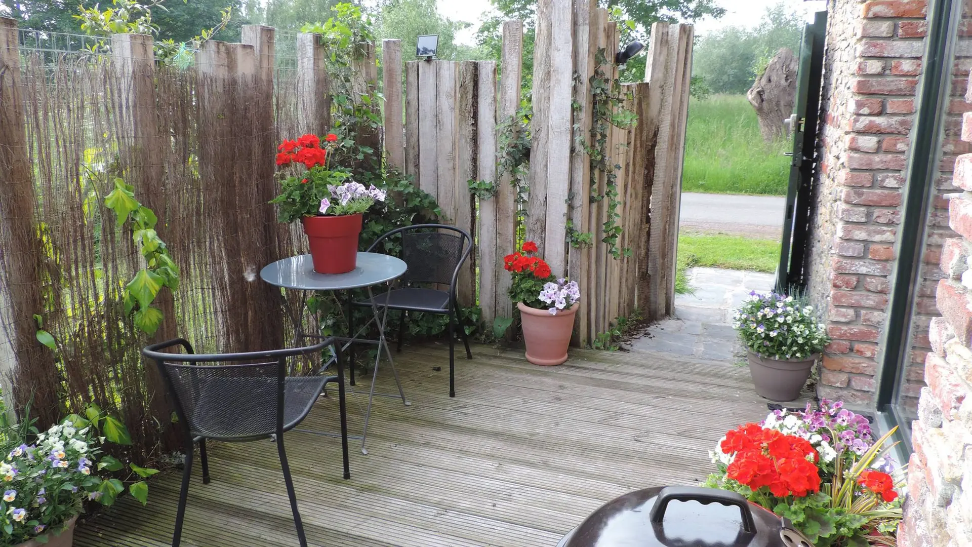 bulles et nature terrasse