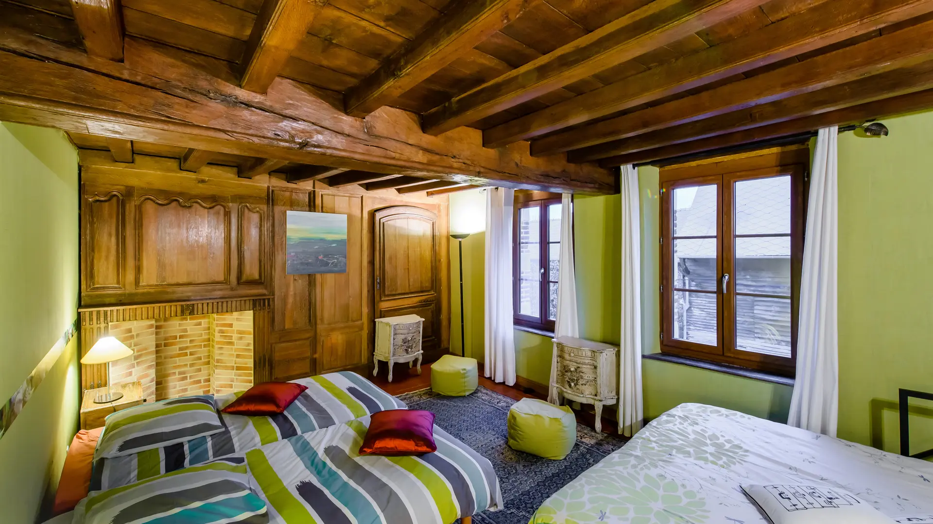 Les Lavandières - Chambre 2 à 4 - 1er étage maison d'hôtes - 12 p