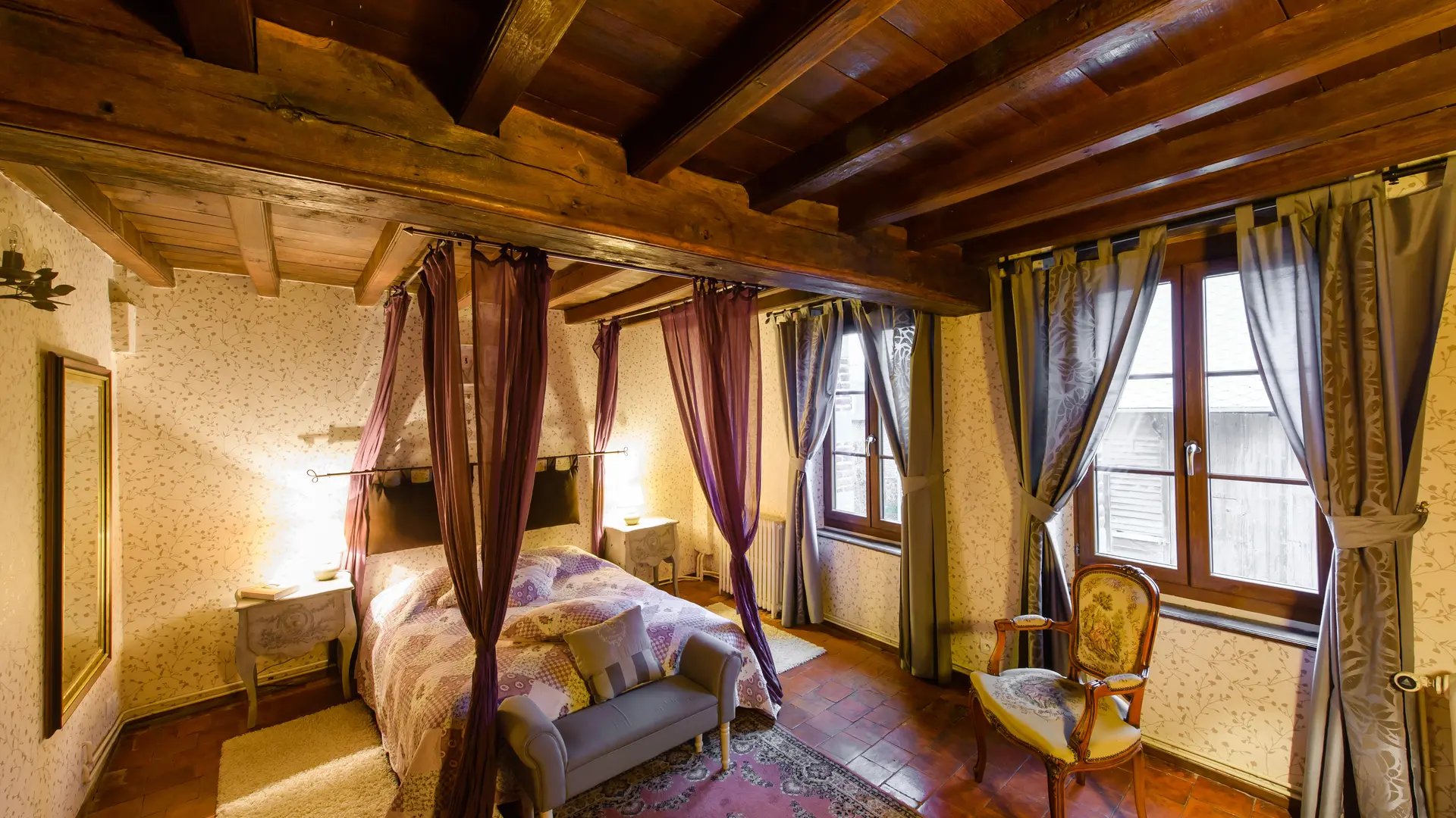 Les Lavandières - Chambre double 1er étage maison d'hôtes - 12 p