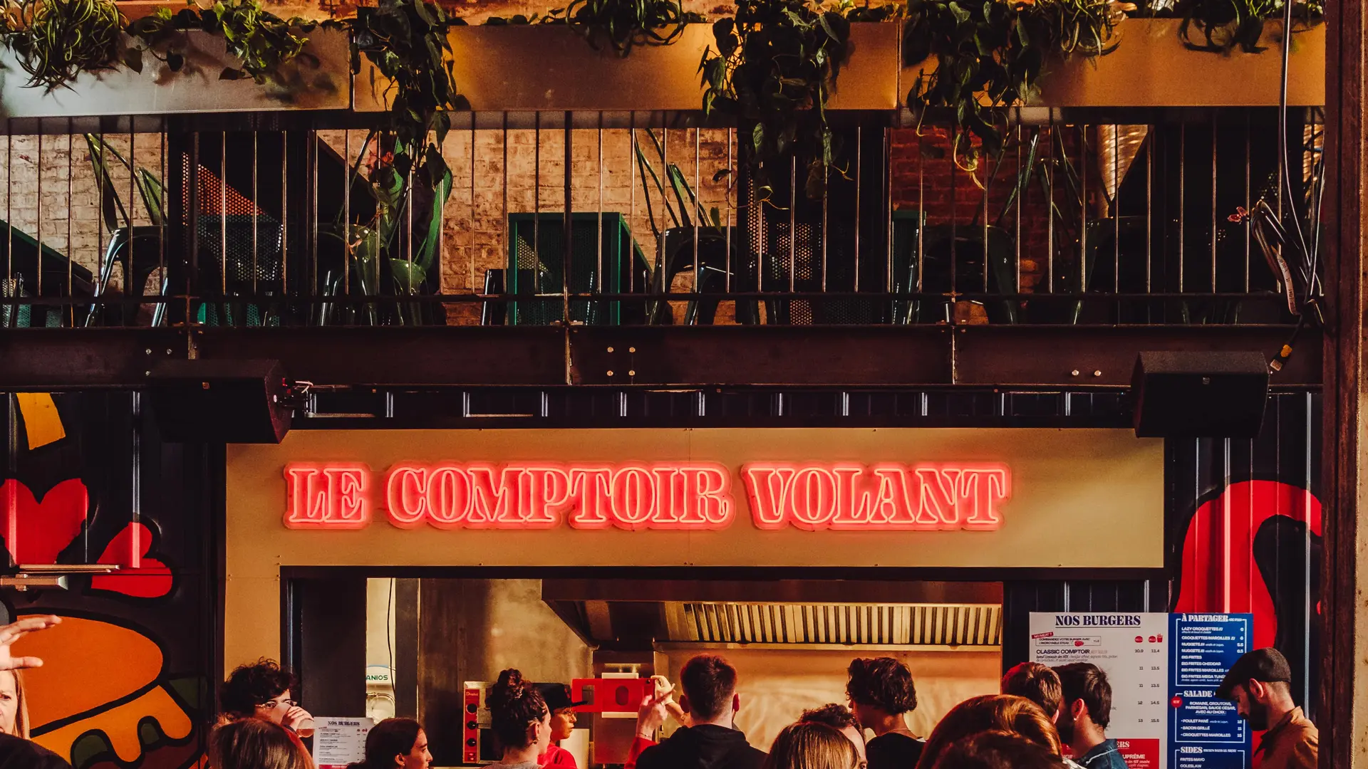 Friche  gourmande Summer Party intérieur comptoir
