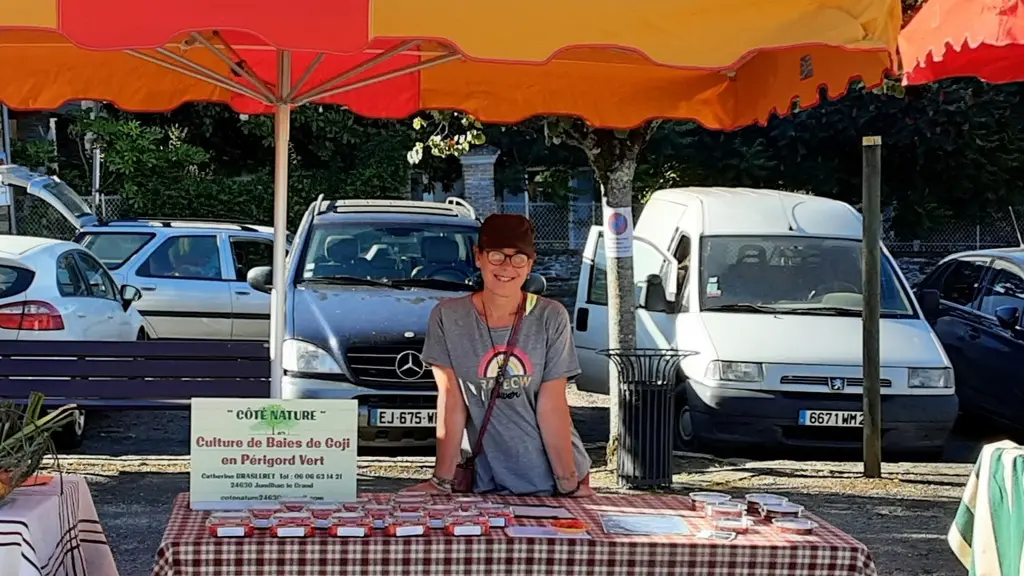 Stand au marché