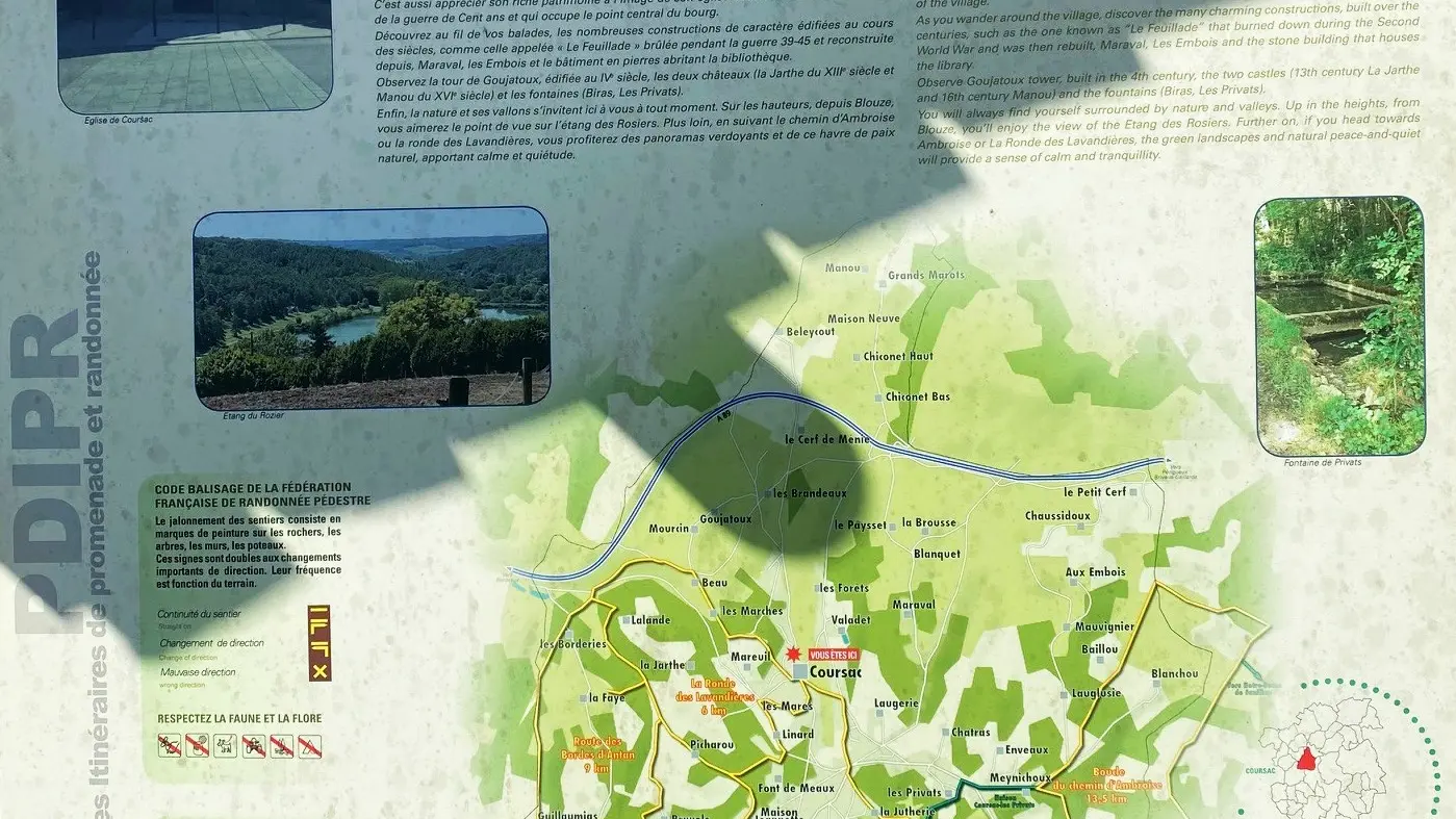 COURSAC-Boucle de Chantebrune-Panneau d'appel