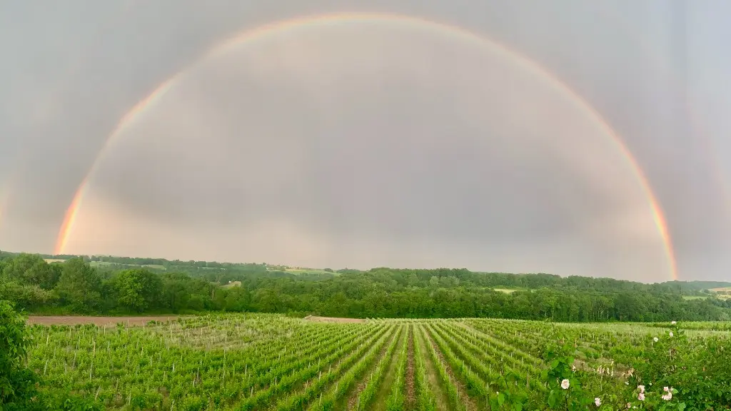 Château Lestevenie_arc en ciel