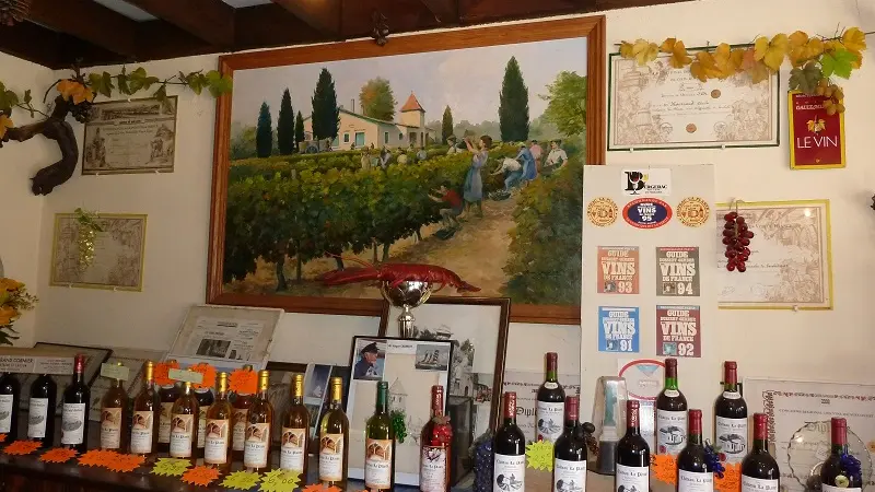 Un échantillon des vins