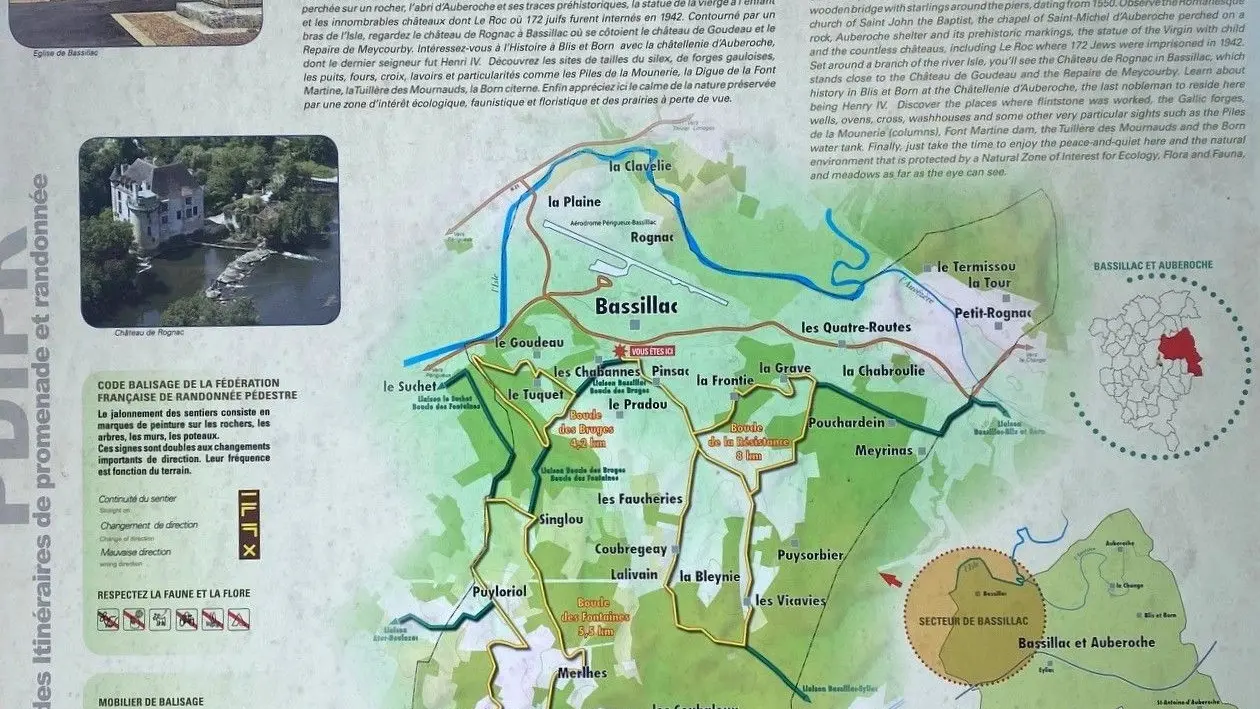BASSILLAC-Boucle des Bruges-Panneau d'appel