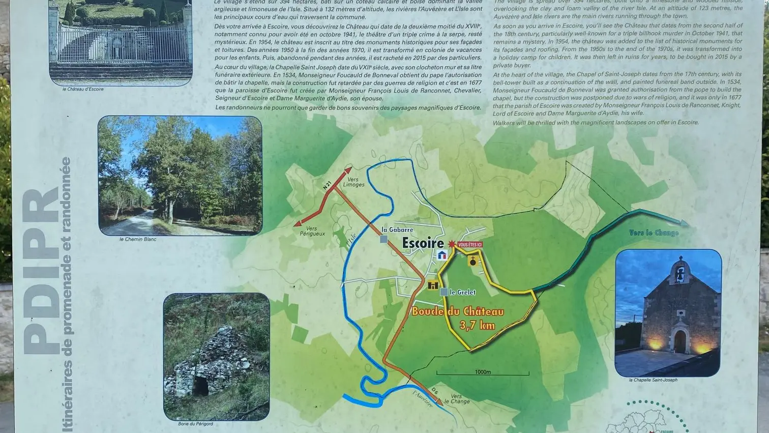 Boucle du château EscoirePG