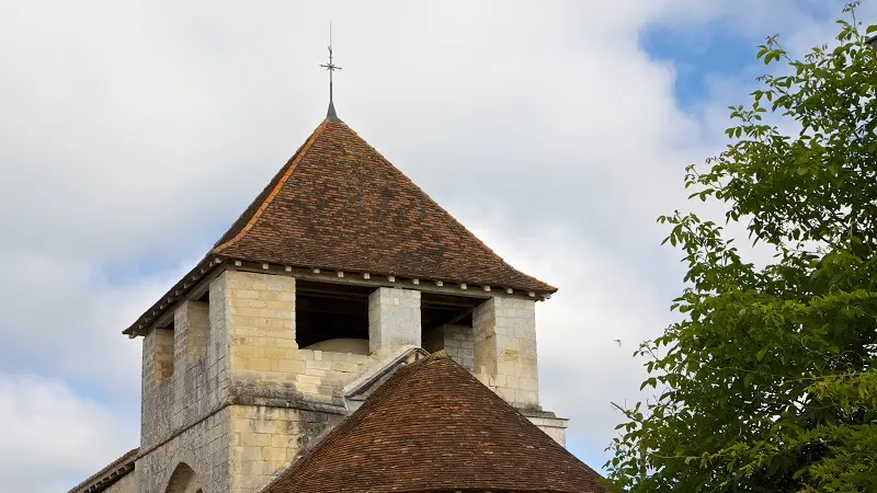 Eglise Saint-Pantaléon (Valeuil) clocher