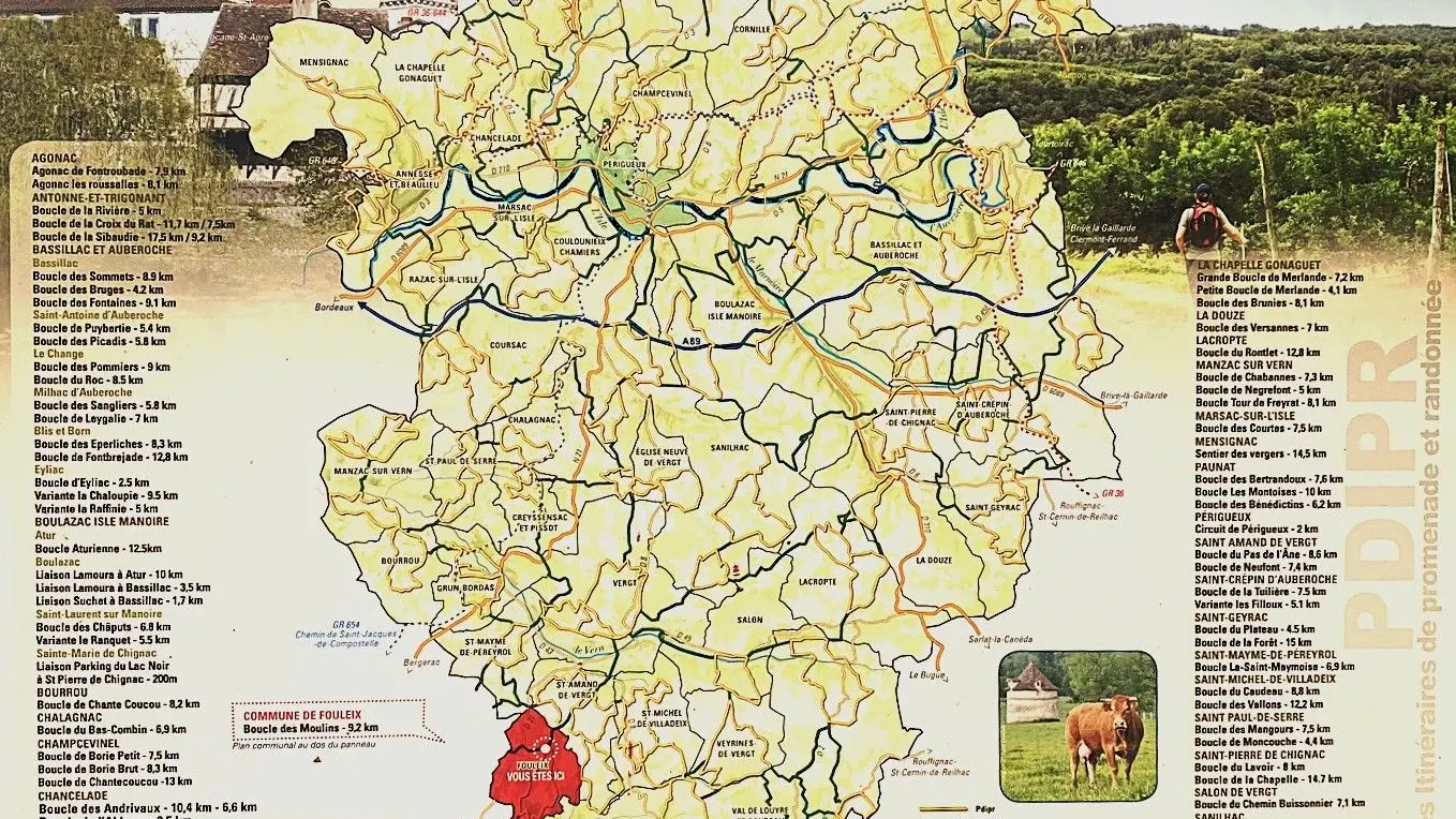 FOULEIX-Boucle des Moulins-Panneau d'appel