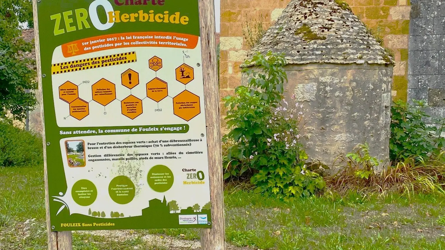 FOULEIX-Boucle des Moulins-Panneau d'info
