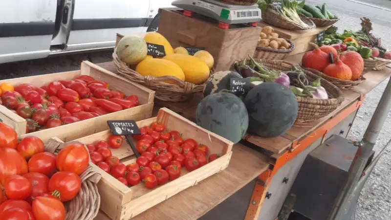 Les jardins de La Cueille stand marché 2