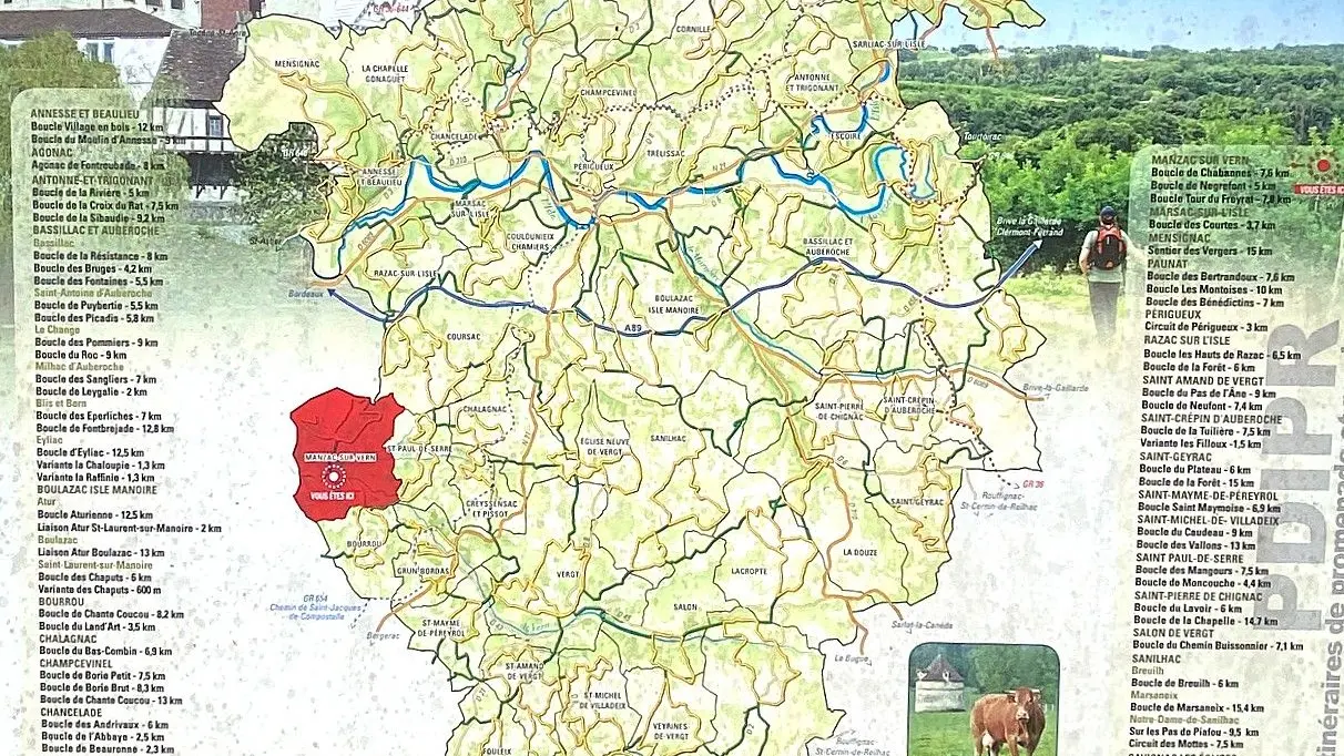MANZAC SUR VERN-Boucle de Chabannes-Panneau d'appel 2
