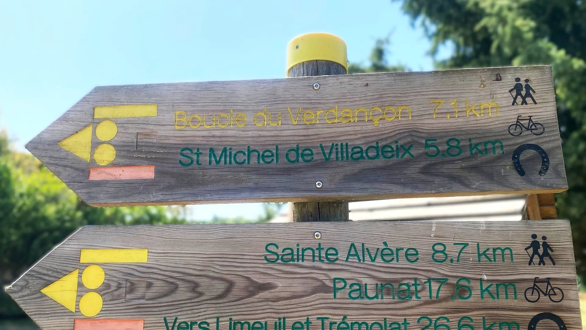 SAINT LAURENT DES BATONS-Boucle de Verdançon-Signalétique