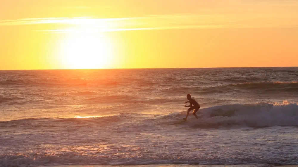 Plage du Penon sunset