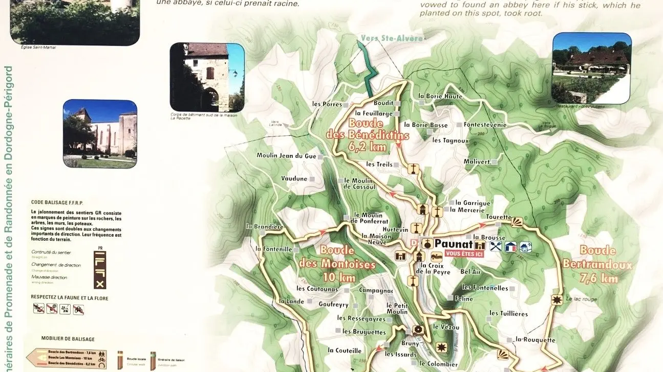 PAUNAT-Boucle des Montoises-Panneau d'appel