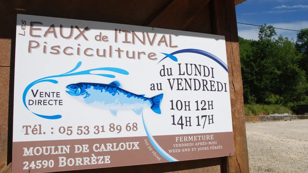 Panneau pisciculture de l'Inval