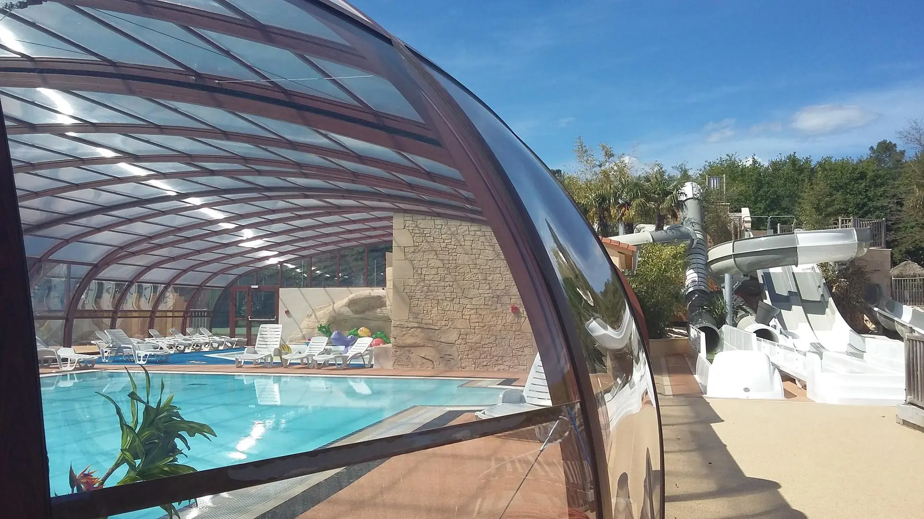 Piscine, Camping la Châtaigneraie