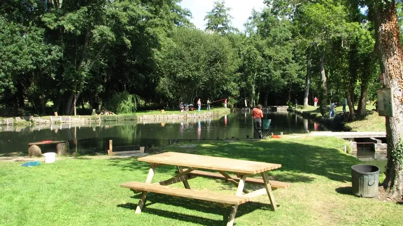 pisciculture moulin de Boissonnie Douzillac  étang de pêche