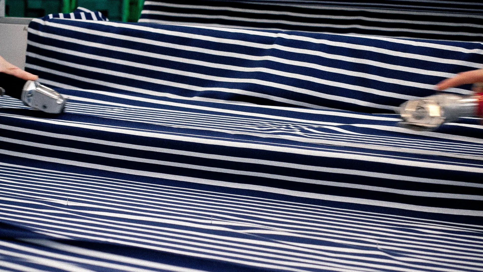 Coupe Coton - laizes - Tricots Saint-James - Visite d'usine