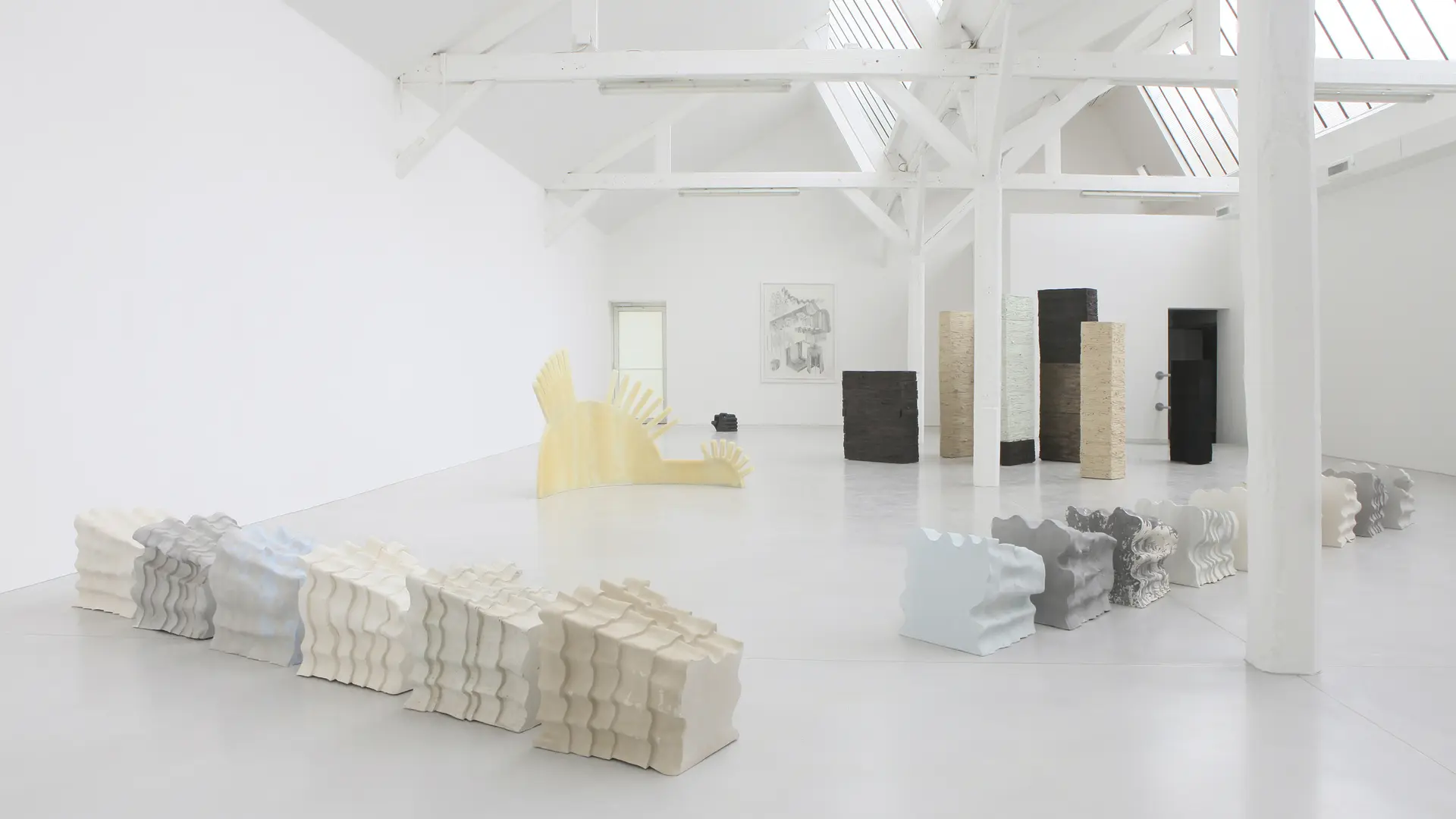 Vue de l'exposition de Marion Verboom.