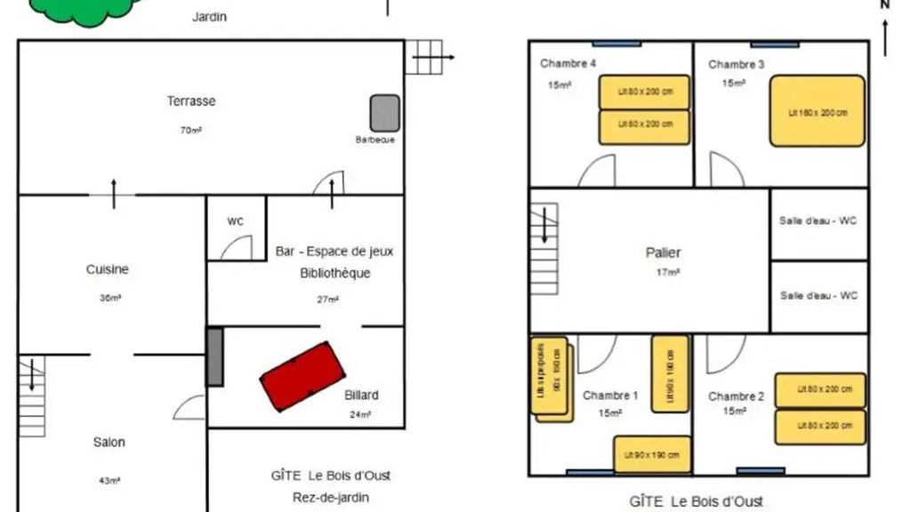 Le Bois d'Oust - Gîte N°56G1607 – PLEUGRIFFET – Morbihan Bretagne Sud