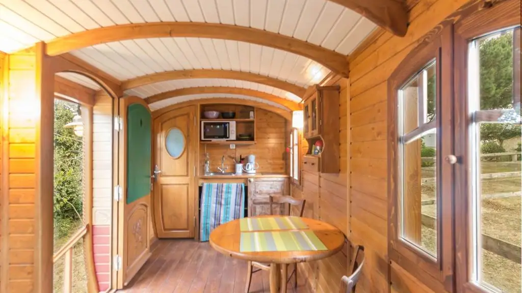 La roulotte de Belane - Gîte N°56G24838 – SURZUR – Morbihan Bretagne Sud