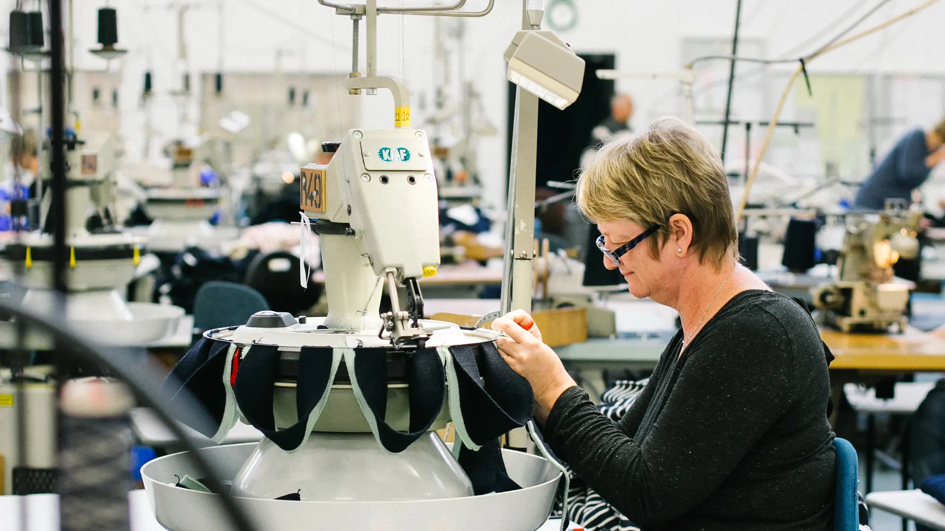 Remaillage - Tricots Saint-James - Visite d'usine