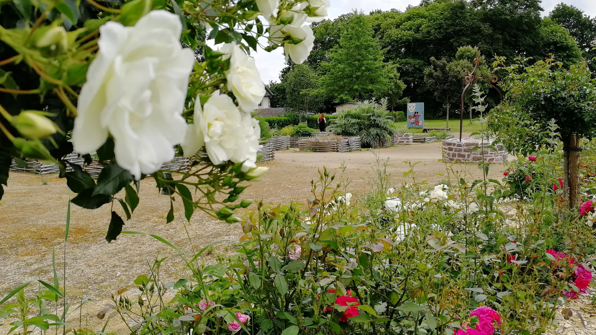 Jardin médiéval Bédée Village Etape