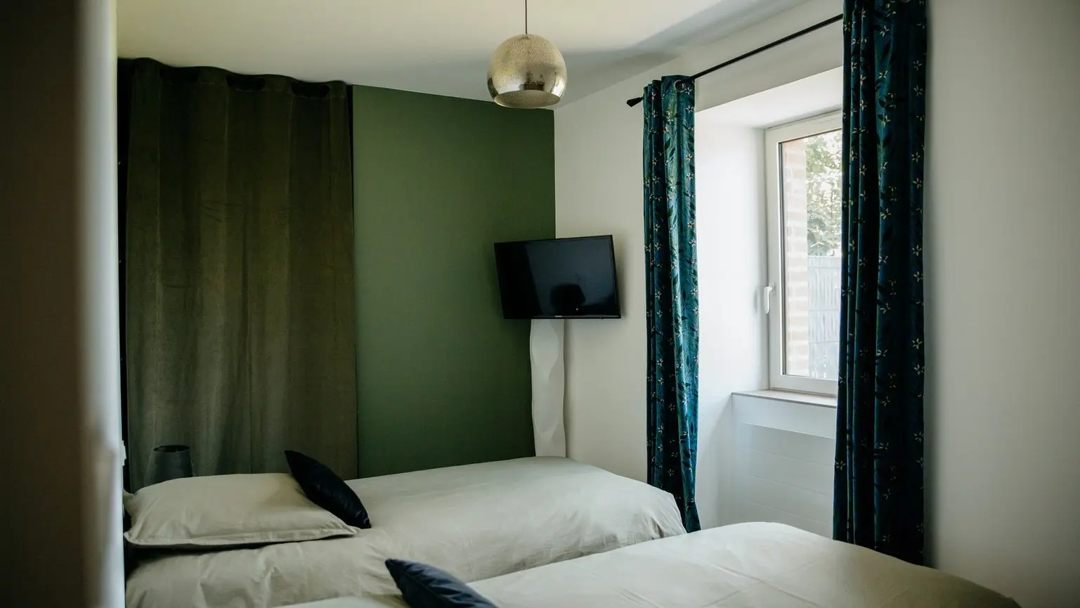 Chambre lits jumeaux