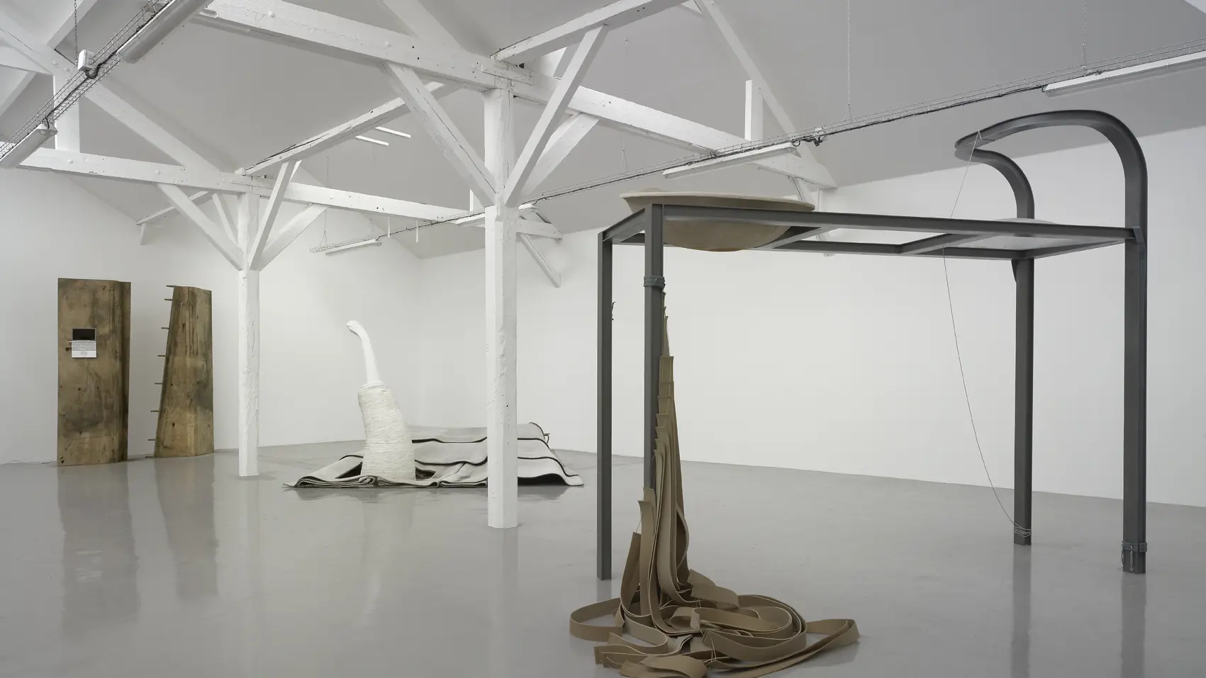 Vue de l'exposition d'Emmanuelle Lainé