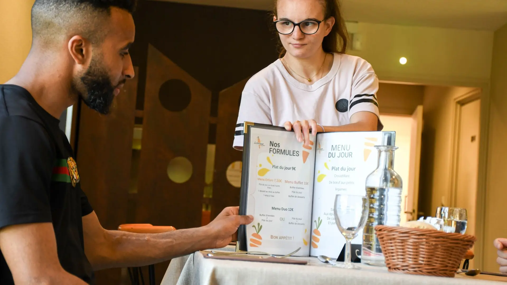 Restaurant le Pommeret, service