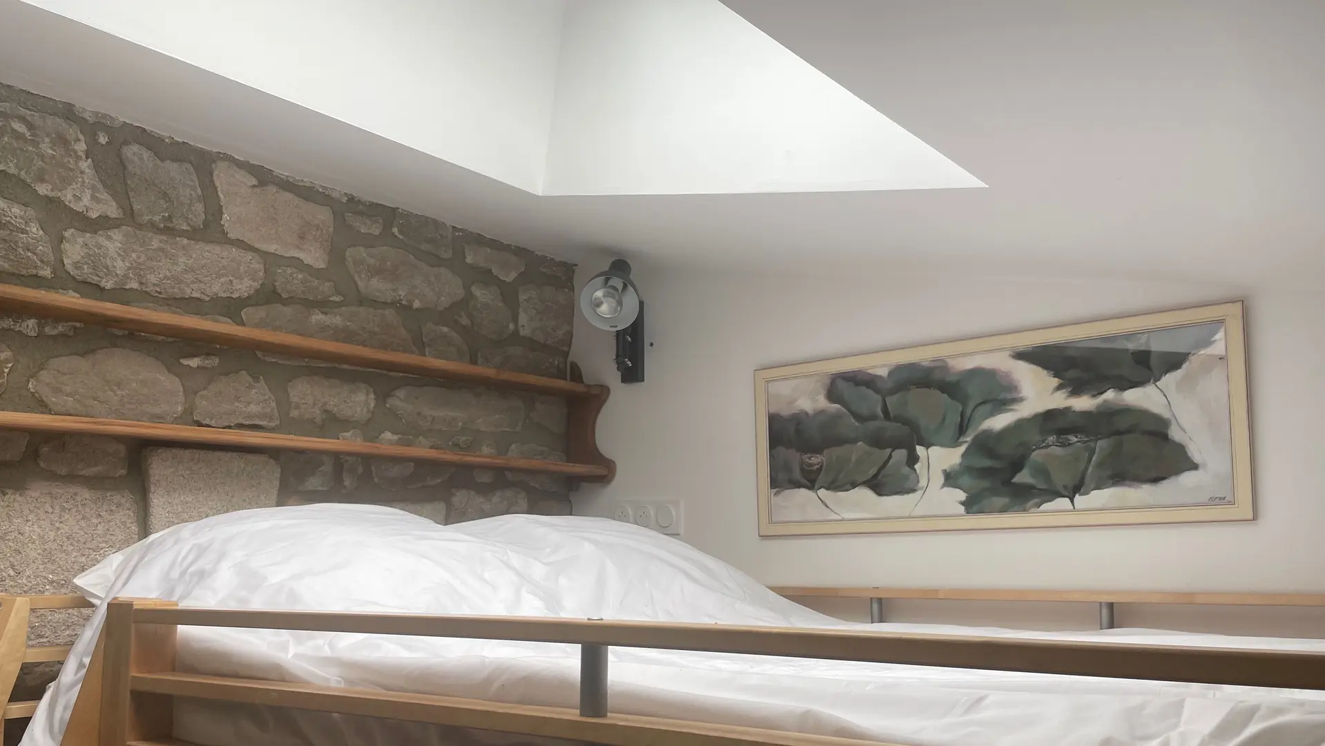 Lit mezzanine - Numéro 7 - Les Gîtes de Guernegroach