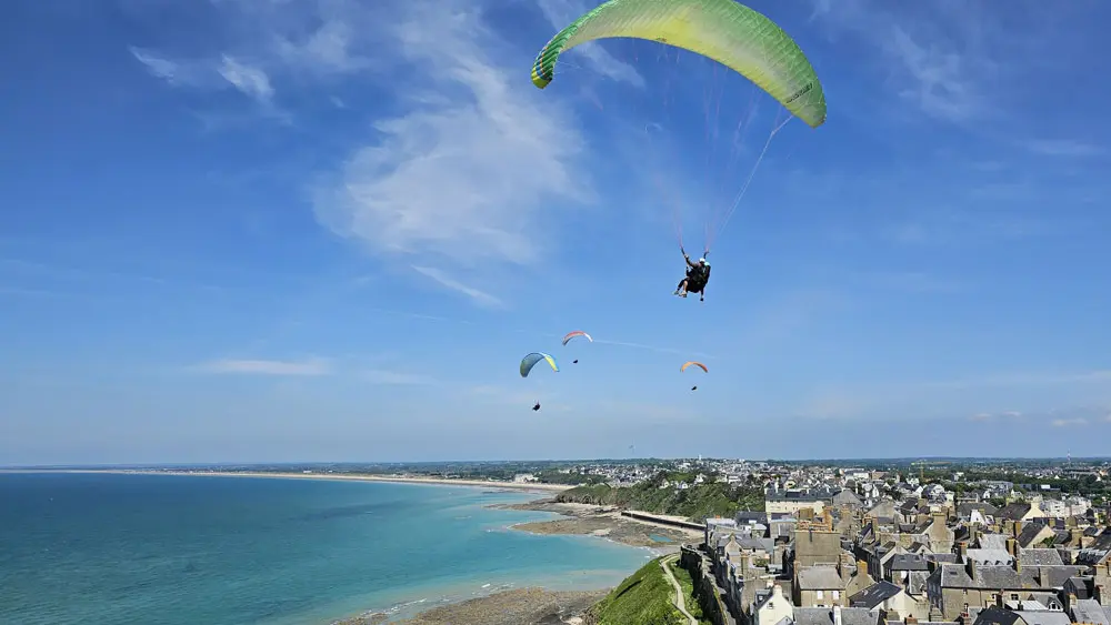 Parapente en Baie