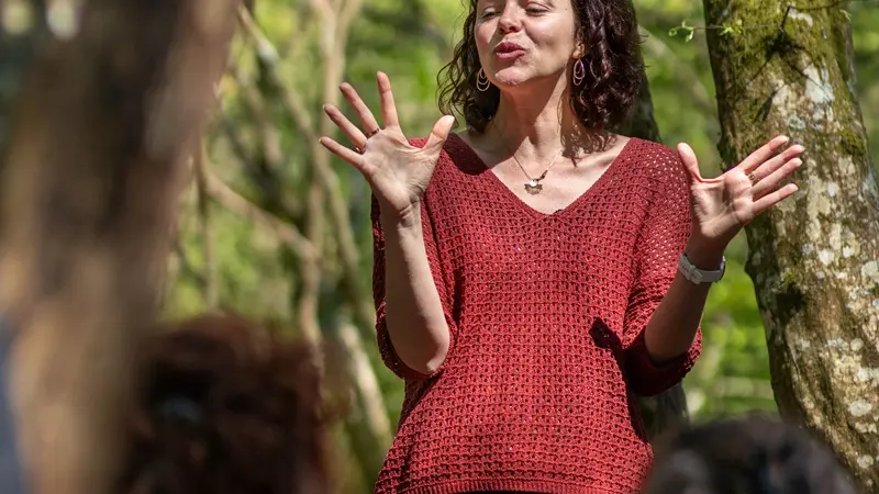 Balade contée dans le Val sans retour avec Julie