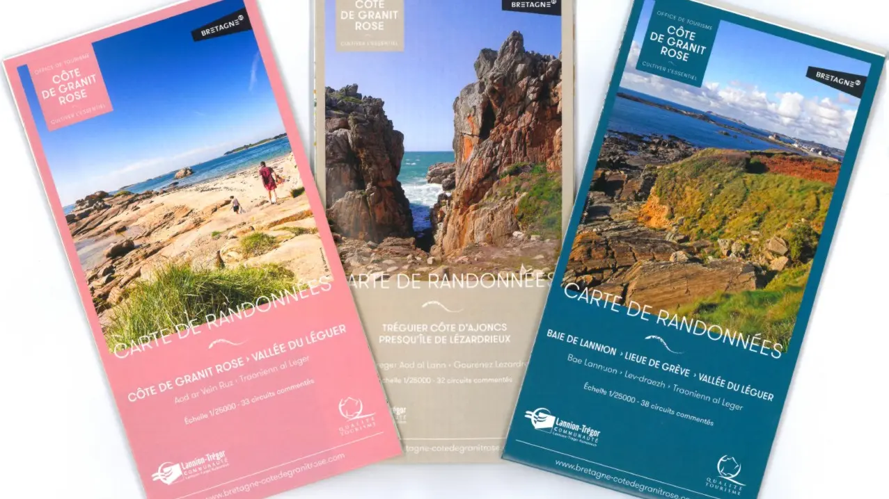 lot de 3 cartes rando