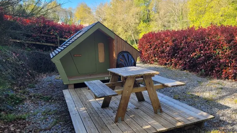 Insolite - kabaneth - camping - cerisiers - Guillac - Destination - Brocéliande